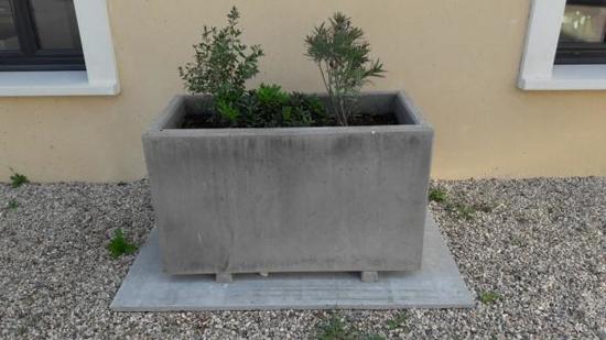 Jardinière en béton